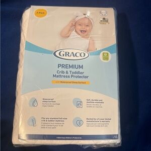 Graco Premium Crib & Toddler Mattress Protector (2 pack)